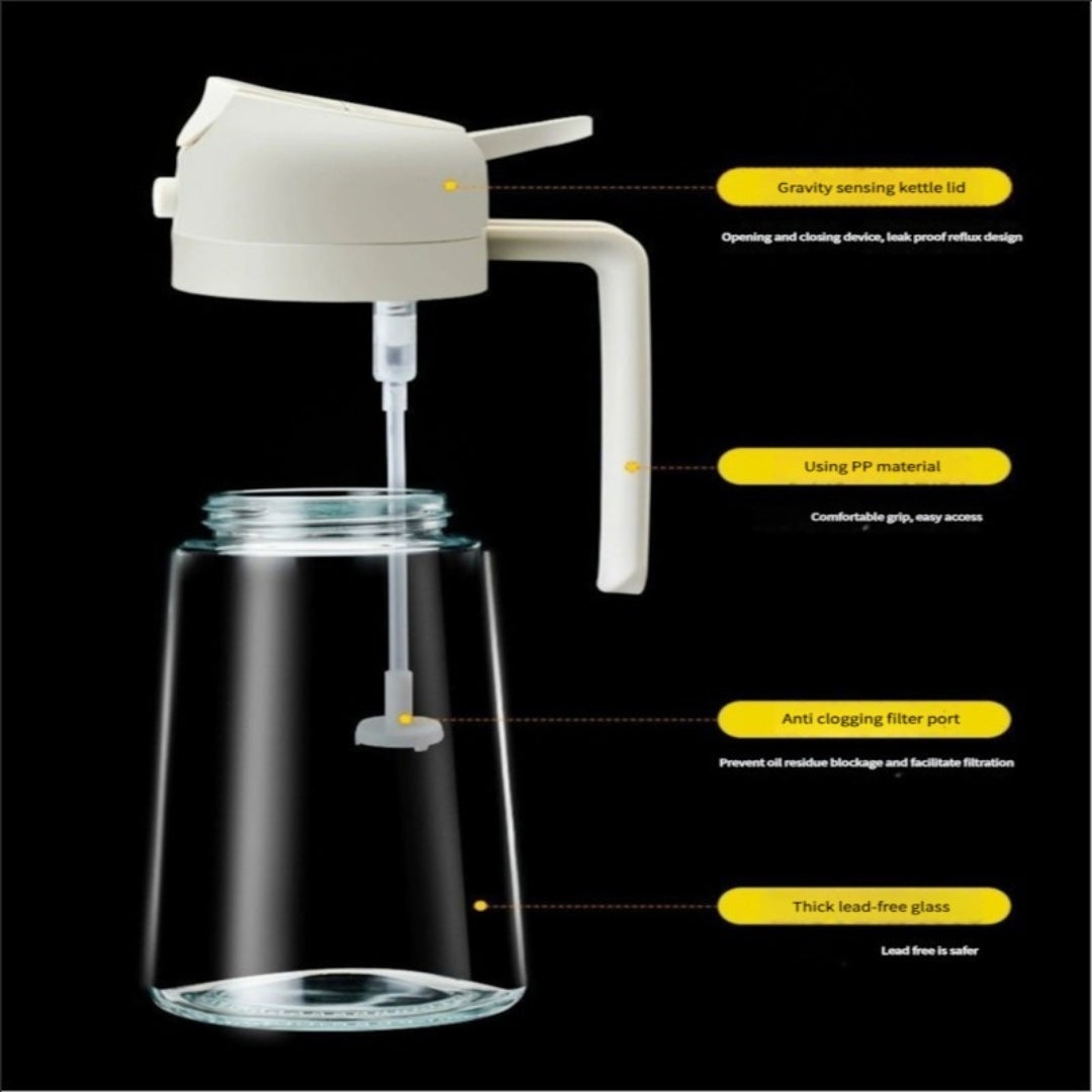 Glass Oil Dispenser Bottle