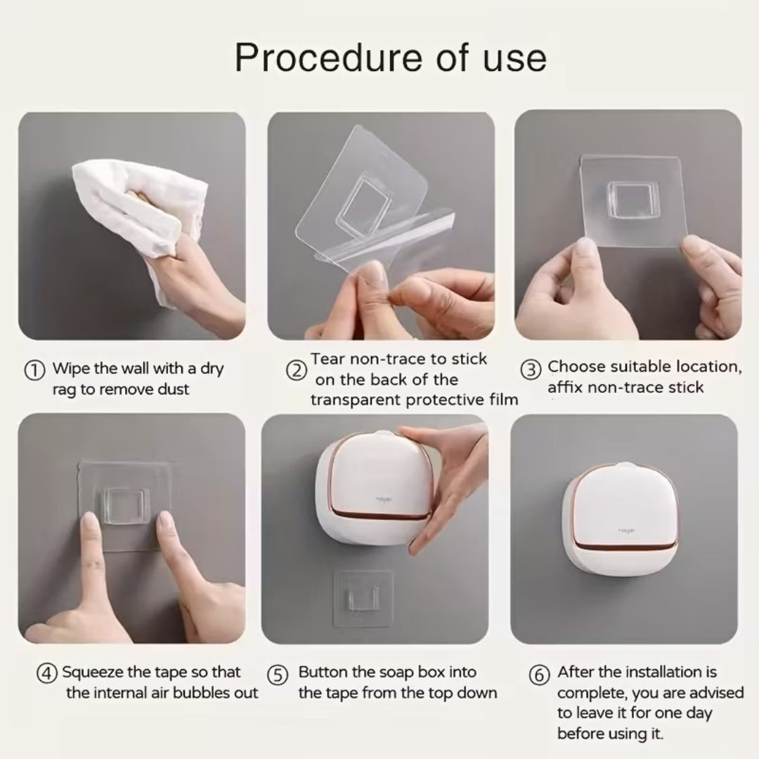 Wall-Mounted Soap Holder