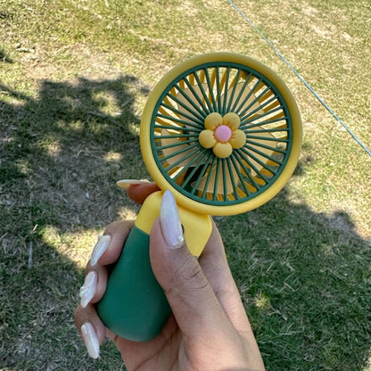 Flower Mini Handheld Fan with Stand
