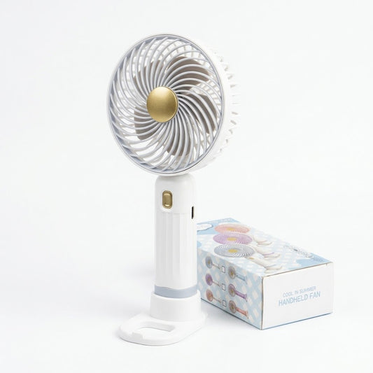 Big Handheld & Desk Fan with Stand